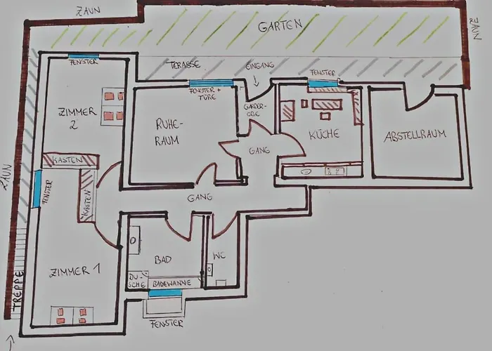 Schafferhaeusl, Διαμέρισμα *